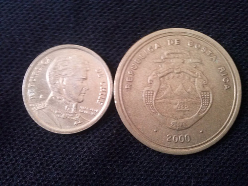 Moneda Costa Rica 100 Colones Bronce 2000 (c42)