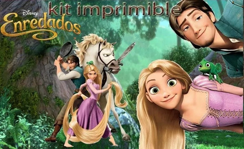 Kit Imprimible Para Tu Fiesta De Enredados Rapunzel 