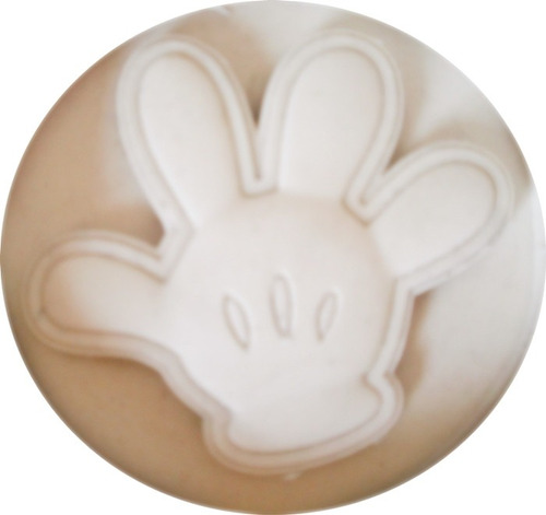 Molde De Silicone Mão Do Mickey Grande Culinária E Biscuit