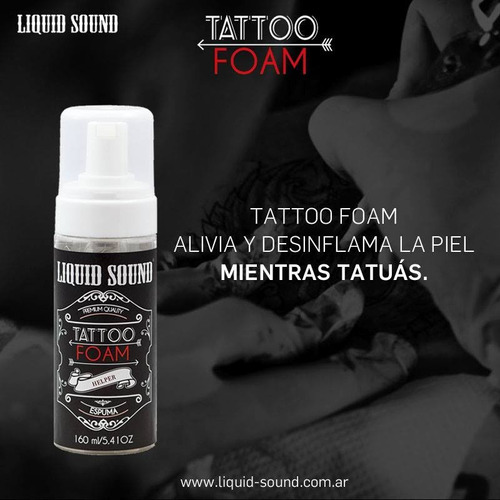 Espuma Para Ayudar En En Tatuaje Tattoo Liquid Sound