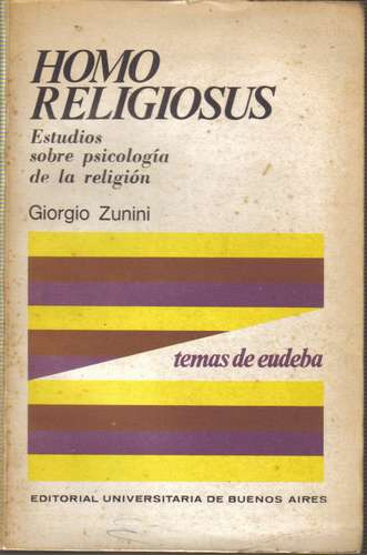 Homo Religiosus - Zunini - Eudeba