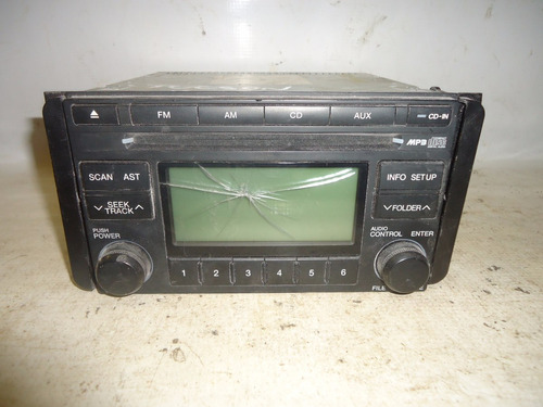 Radio Cd Hyundai Tucson (c/ Display Trincado)