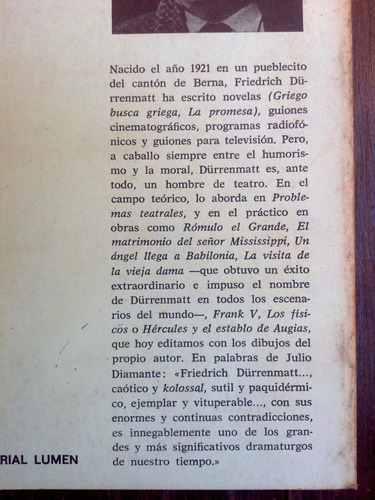 Hércules Y El Establo De Augias - Dürrenmatt