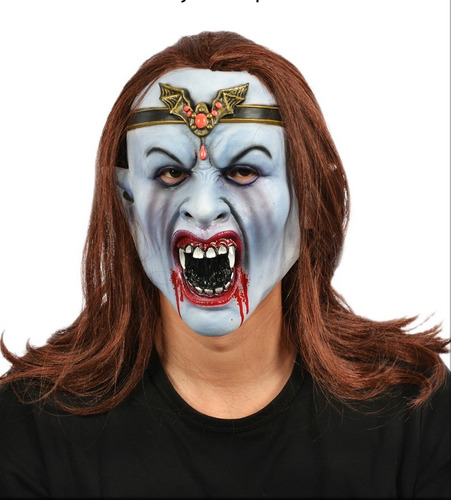Mascara Mujer Vampiro - Latex 100% - Barata La Golosineria