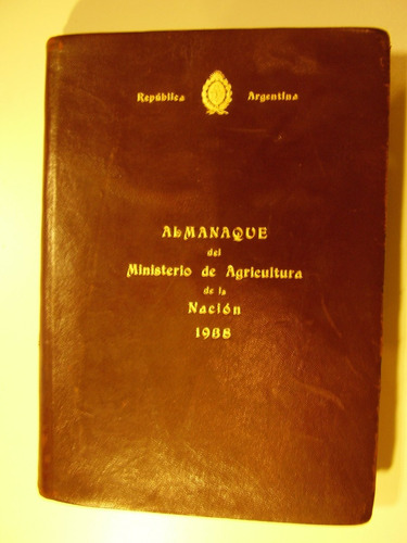 Almanaque Del Ministerio De Agricultura De La Nacion 1938