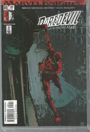 Daredevil N° 29 - Em Inglês - Editora Marvel - Formato 17 X 25,5 - Capa Mole - Bonellihq Cx445 G23