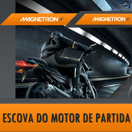 Escova Do Motor De Partida Fazer 250 12 Comp. - Magnetrom