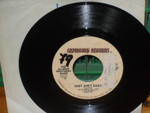 The Allman Brothers Just Ain't Vinilo Simple 7'' Rock Sureño
