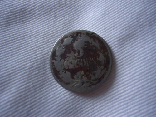 Moneda 5centimos 1927estados Unidos De Vzla Cobre-niquel