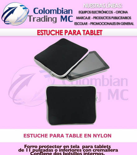 Estuche Para Tablet Colombian