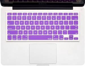 Kuzy - Teclado Purple Cubierta De Silicona De La Piel Para M