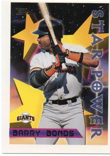 1996 Topps Star Power Barry Bonds San Francisco Giants