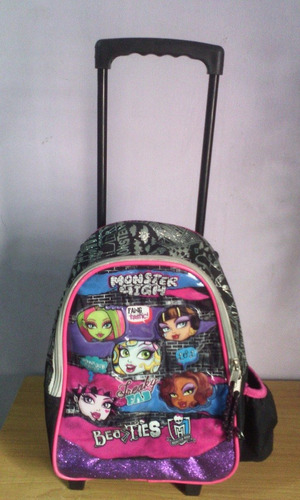 Morral Monster High Con Ruedas Para Niñas