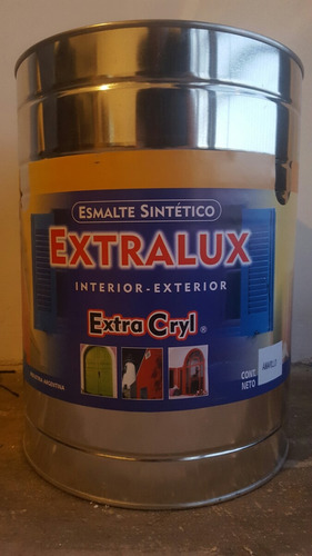Pintura Extra Cryl Int-ext Esmalte Sintetico 20 Litro