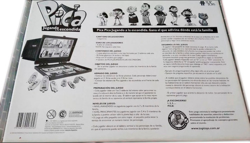 Imagen 2 de 6 de Pica Jugando A La Escondida Juego De Mesa Encontrar Educando