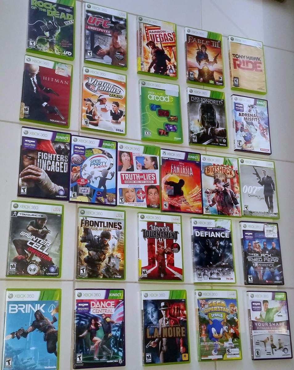 Lote Coleção 3 Jogos Originais Games Dvd Microsoft Xbox 360 Mercado Livre
