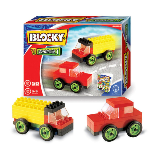 Blocky Vehículos 1 (50 Piezas) 3-9 Años - Tienda Oficial