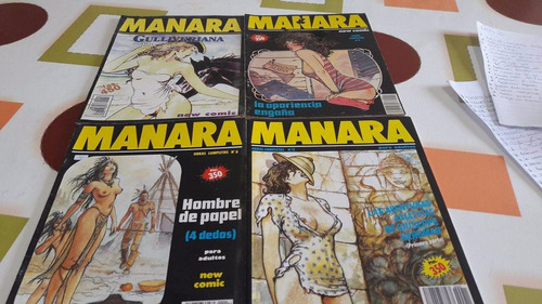 Lote Manara X 4 - Hombre De Papel Y Otros - Formato Grande