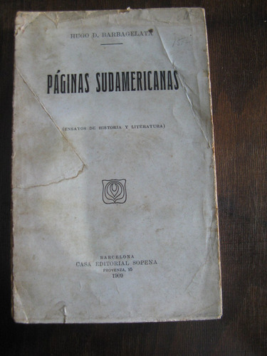 Paginas Sudamericanas. Hugo D. Barbagelata
