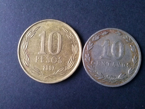 Moneda Argentina 10 Centavos Níquel 1936 (c7)