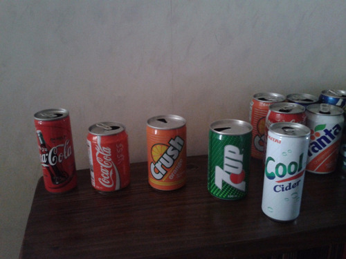 17 Latas Refresco Años'90 Arabia India Juegos Nba Únicas !!