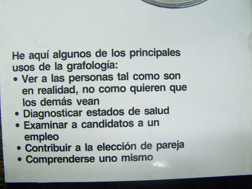 Imagen 2 de 5 de Grafologia Practica * Curtis W. Casewit *
