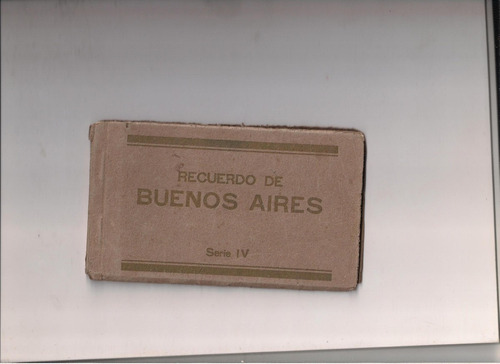 Buenos Aires Librito Con 8 Postales