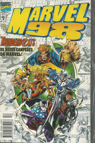 Marvel 98 Vol 12 - Abril - Bonellihq Cx154 K19