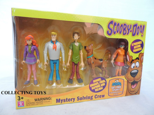 Scooby - Doo / Mystery Solving - Set Com 5 Bonecos  (or 39)