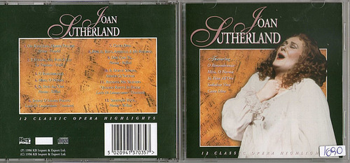 Cd 12 Classic Opera Highlights By Joan Sutherland