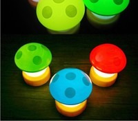 Veladora Hongo Lampara Niños Led