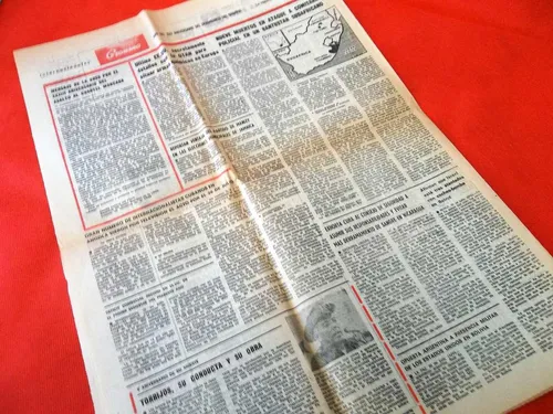 Granma Diario Cubano Original La Habana 1986 Único Excelente (Usado)