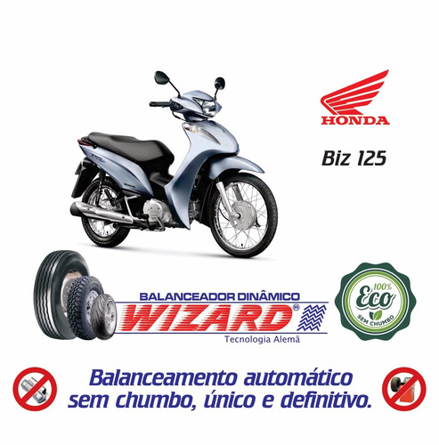 Balanceamento Sem Chumbo Pneu Roda Scooter Honda Biz 125