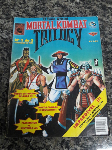 Guia Oficial Mortal Kombat Trilogy N. 1 De 3 Colecione