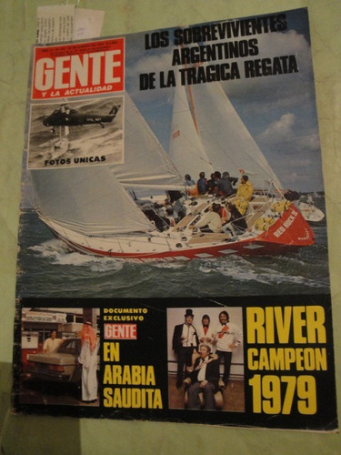 Gente 735 River Plate Campeon 1979 Andrea Del Boca Los Pumas