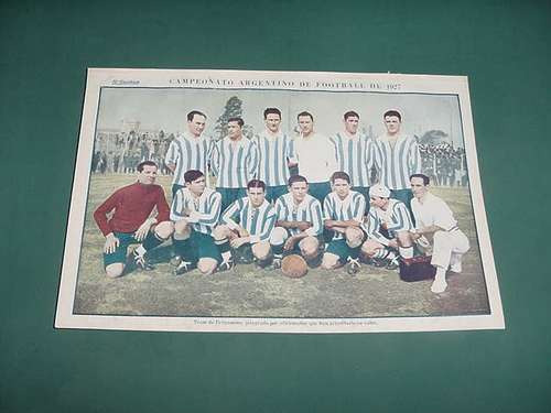 Poster Grafico Futbol Pergamino Campeonato Argentino 1927