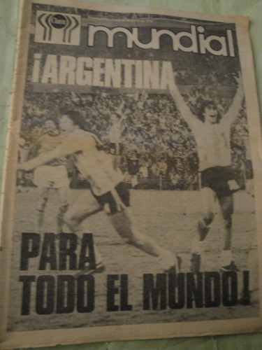 Diario Clarin Argentina Campeon Mundial 1978 Arg 3 Holanda 1