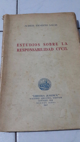 Estudios Sobre La Responsabilidad Civil Salas