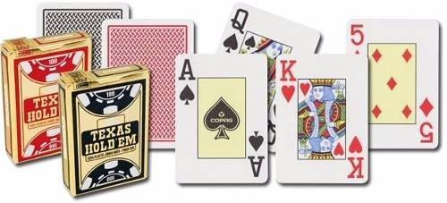 4 Baralhos Copag Texas Holdem 100% Plástico - Poker Size