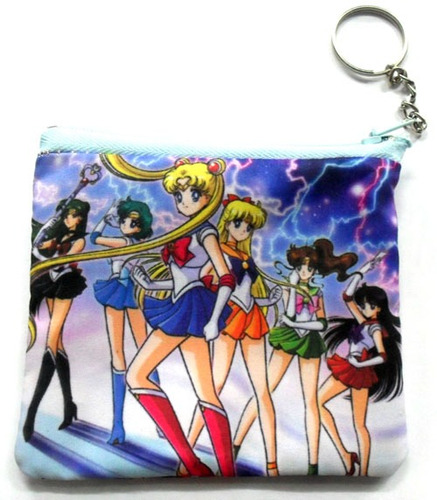 Monedero De Anime De Sailor Moon Scouts Venus Marte Jupiter