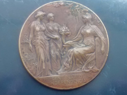 Medalla Argentina  Centenario Independencia 1810 1910 (a70