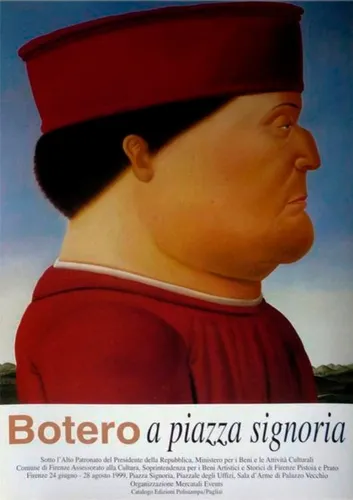 Afiche Poster Piero Della Francesca 1 - Fernando Botero (Usado)