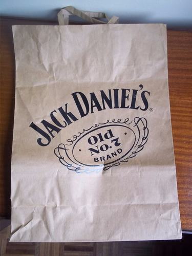 Whisky Jack Daniel's Bolsa De Papel 30x41cm Coleccionistas