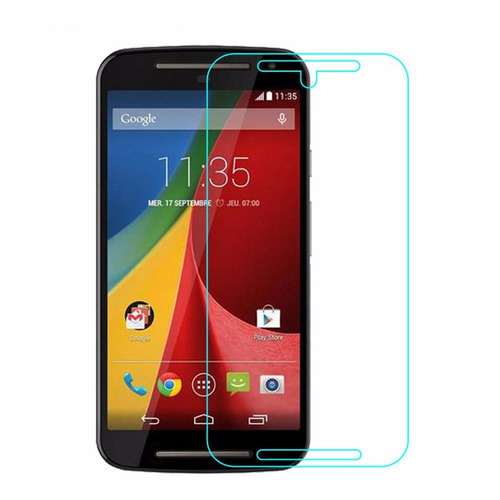 Lamina / Mica De Vidrio Templado Para Moto G2 + Instalacion