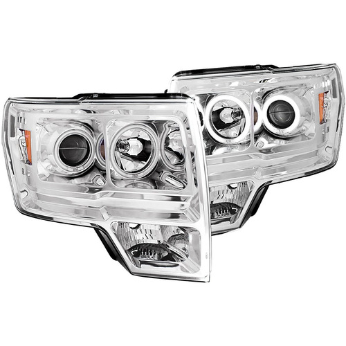 Fd F-150 09-12 Projector H.l Halo L.e.d Chrome(ccfl)
