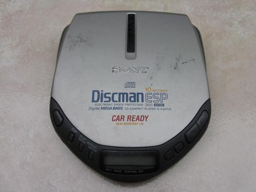 Psicodelia: Discman Sony Esp Color Plata Negro Funciona Dly