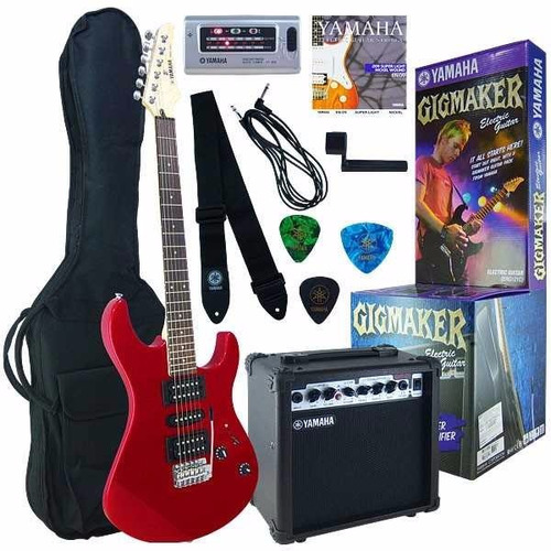 Guitarra Electrica Pack Yamaha Erg121 Red