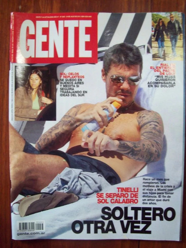 Revista Gente 2453 Tinelli J Rial C Castaña Abadi M Fabbiani