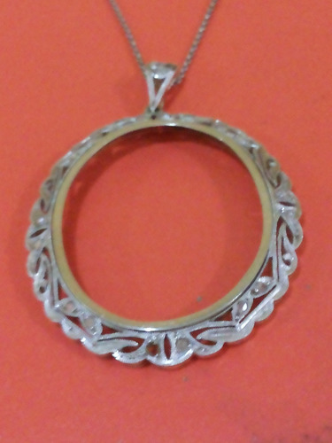 Cordão De Ouro Branco E Amarelo E Mini-brilhantes Centenário