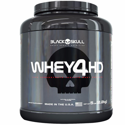 Whey 4hd 2.2kg  - Black Skull - Strawberry